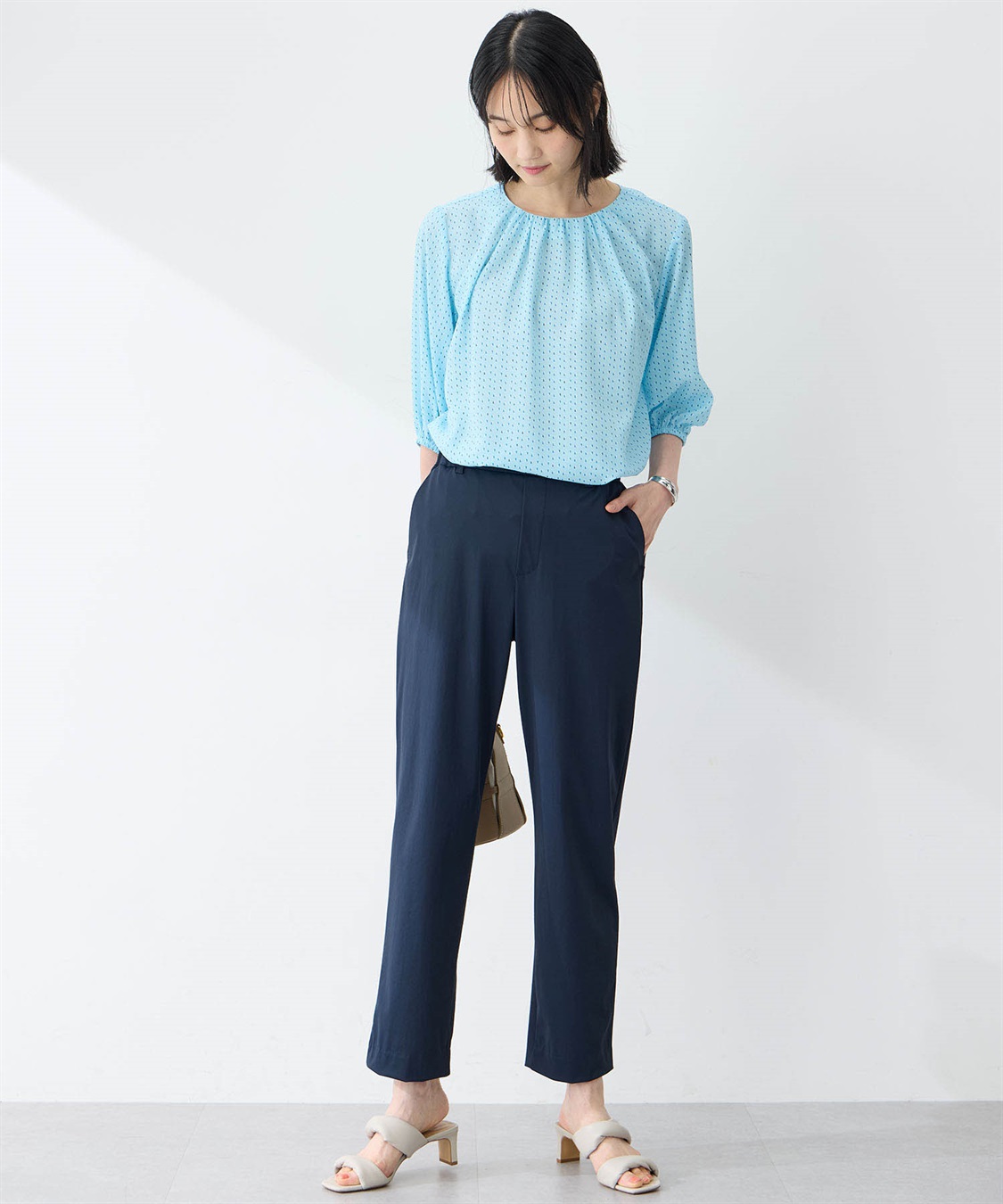 A/C DESIGN BY ALPHA CUBIC 【美モーションCOOL】クールストレートパンツ【接触冷感・UVカット・洗える】_sub_9