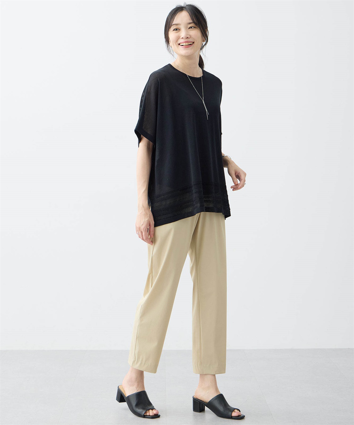 A/C DESIGN BY ALPHA CUBIC 【美モーションCOOL】クールストレートパンツ【接触冷感・UVカット・洗える】_sub_12