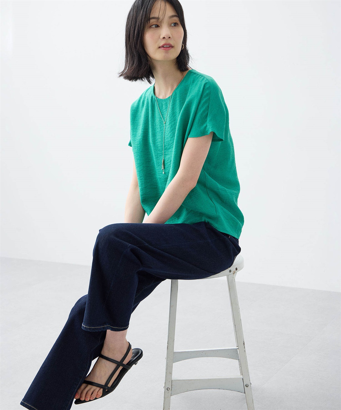 A/C DESIGN BY ALPHA CUBIC ストレッチデニムパンツ_sub_4