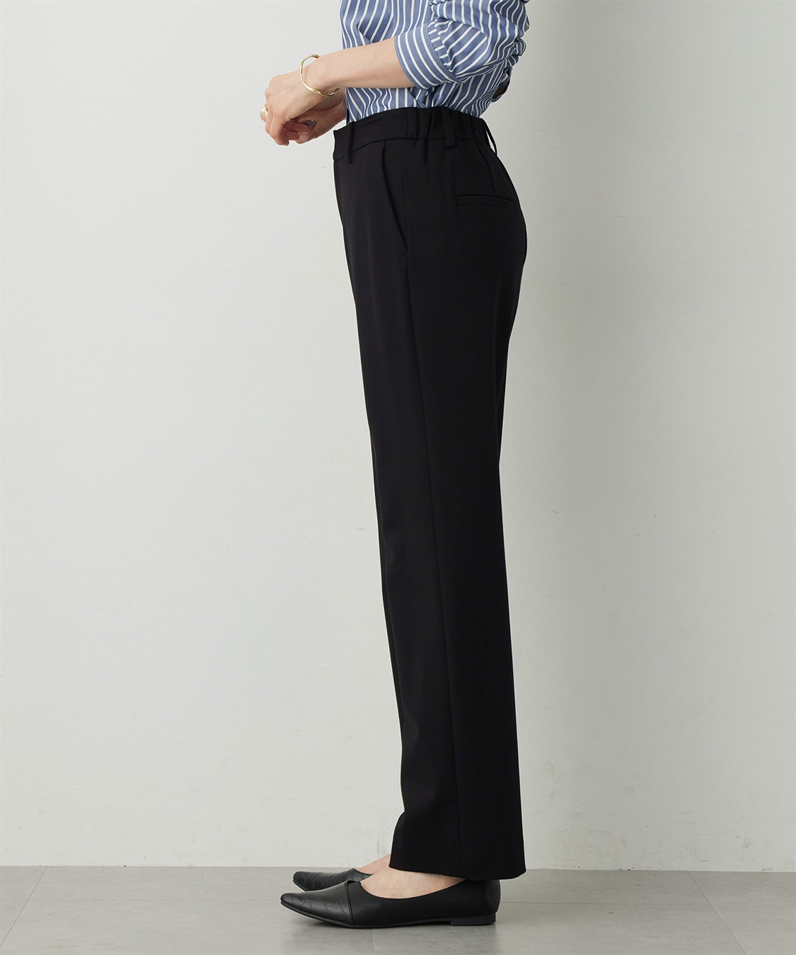 アルファブリック】ストレートパンツ A/C DESIGN BY ALPHA CUBIC