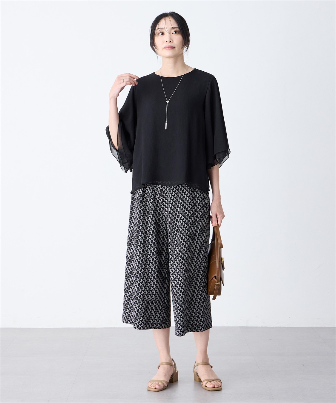 A/C DESIGN BY ALPHA CUBIC クールワイドパンツ【セットアップ可・接触冷感・UVカット】_sub_8