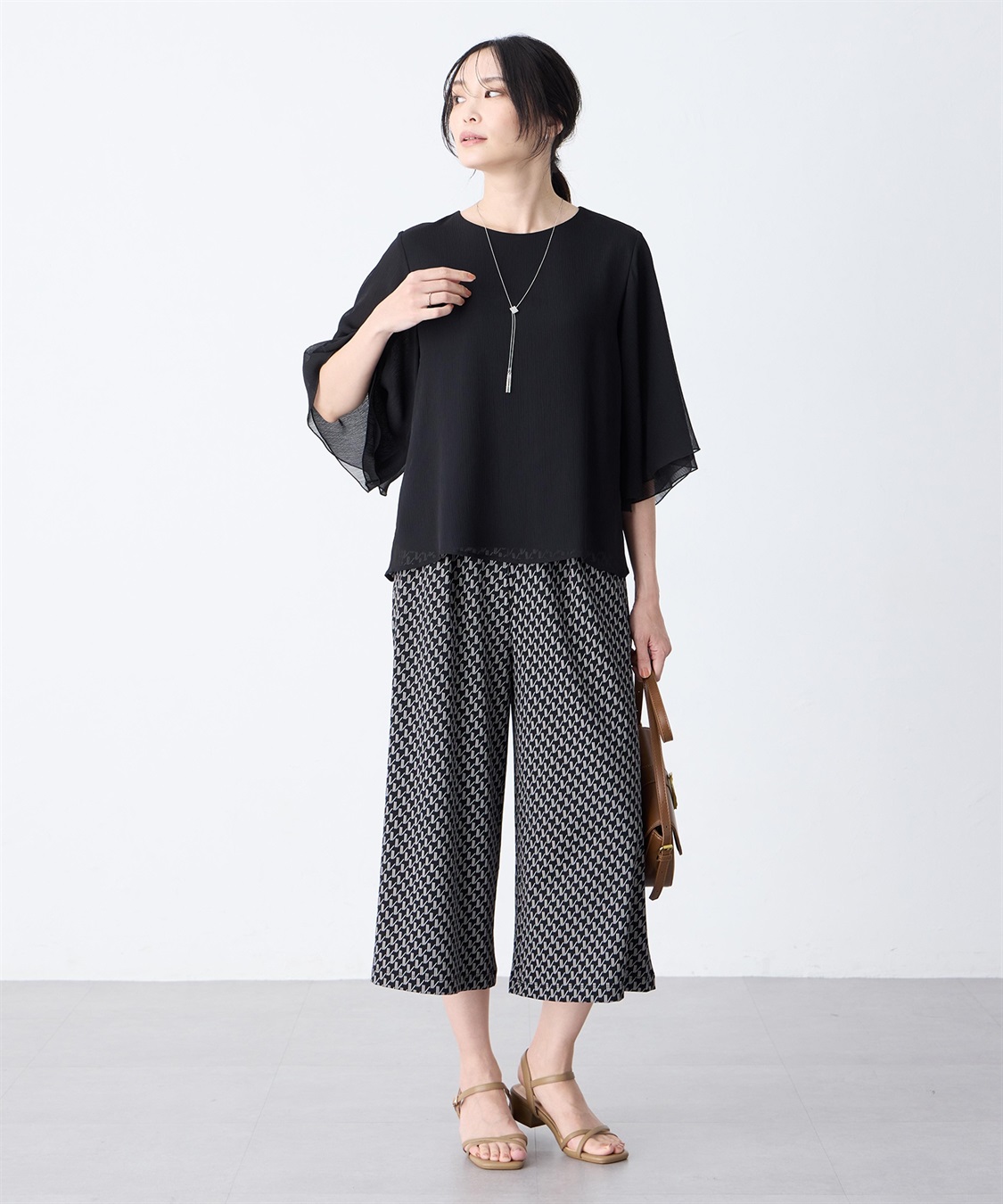 A/C DESIGN BY ALPHA CUBIC クールワイドパンツ【セットアップ可・接触冷感・UVカット】_sub_9