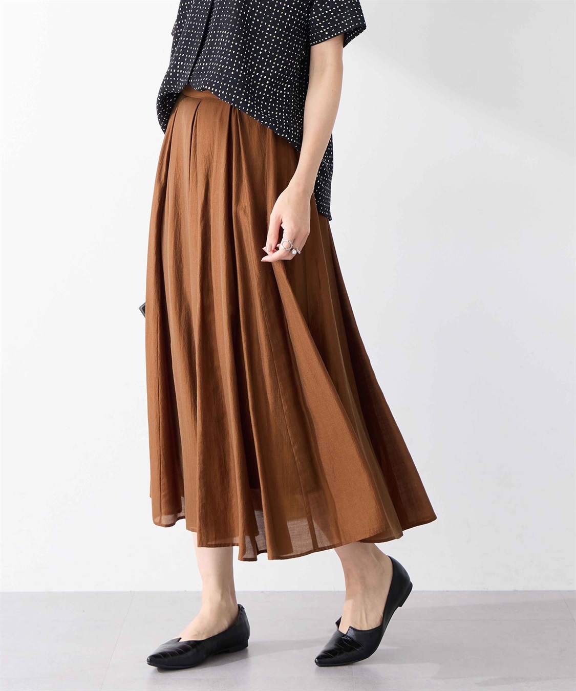 A/C DESIGN BY ALPHA CUBIC フレアスカート_sub_2