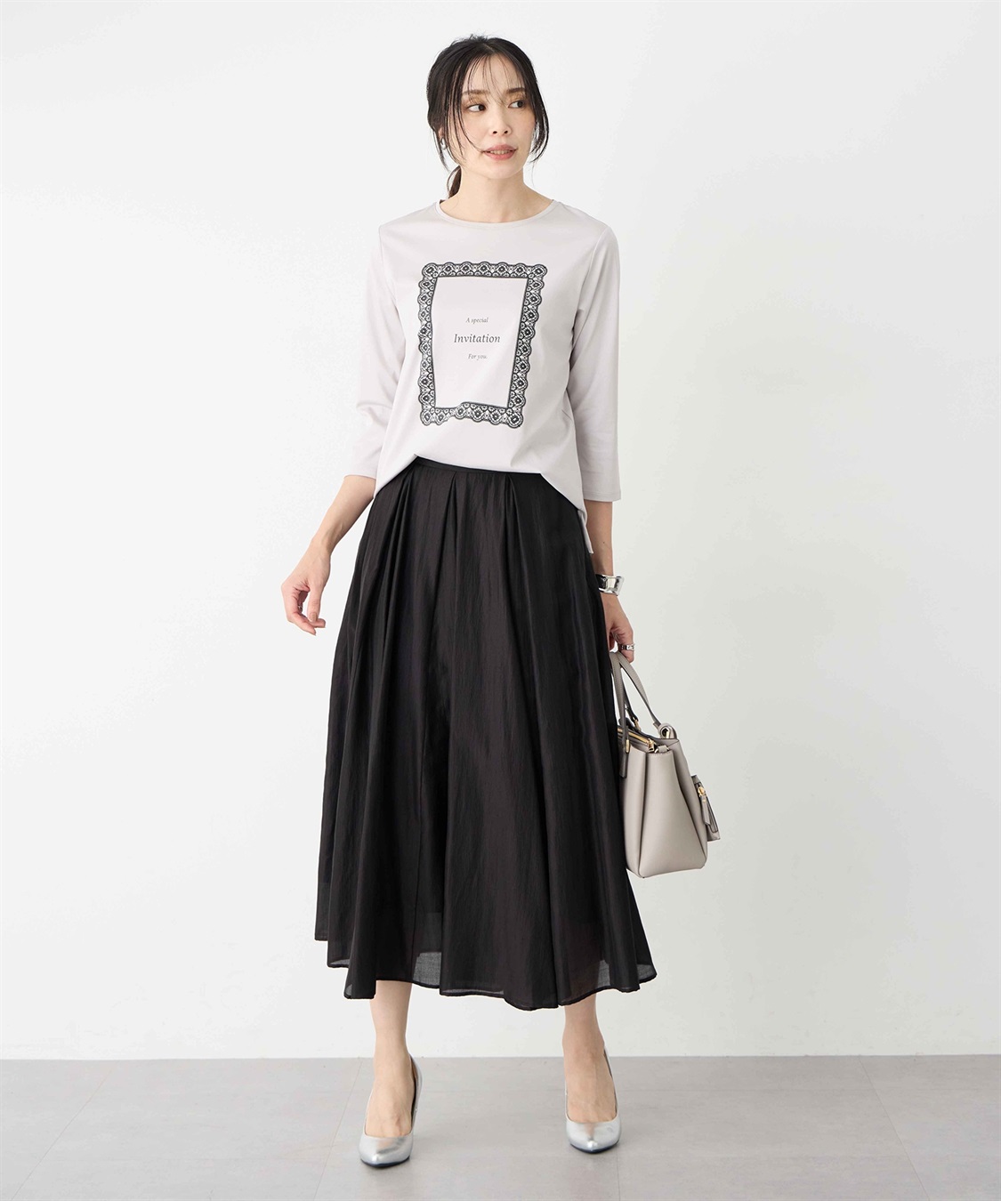 A/C DESIGN BY ALPHA CUBIC フレアスカート_sub_7