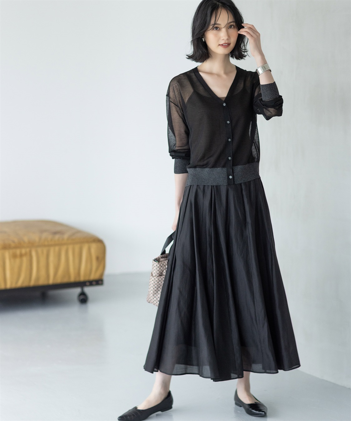 A/C DESIGN BY ALPHA CUBIC フレアスカート_sub_15