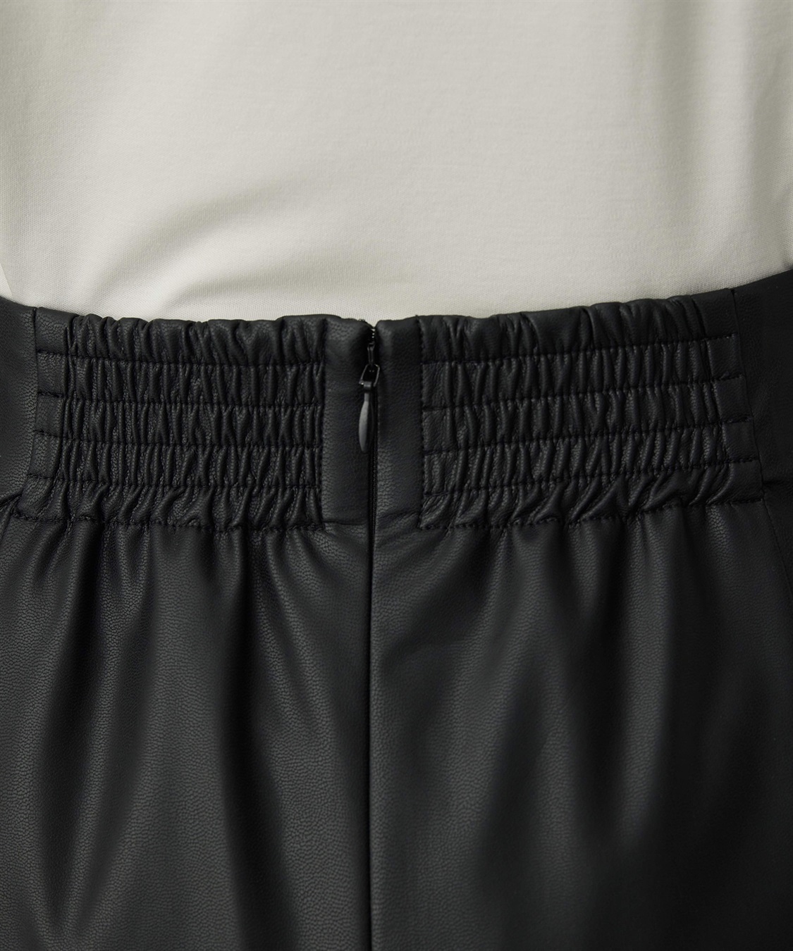 A/C DESIGN BY ALPHA CUBIC フェイクレザーロングスカート_sub_7