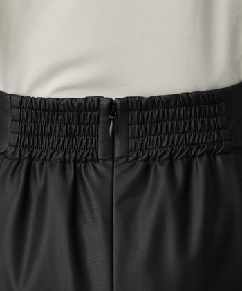 A/C DESIGN BY ALPHA CUBIC フェイクレザーロングスカート_subthumb_7