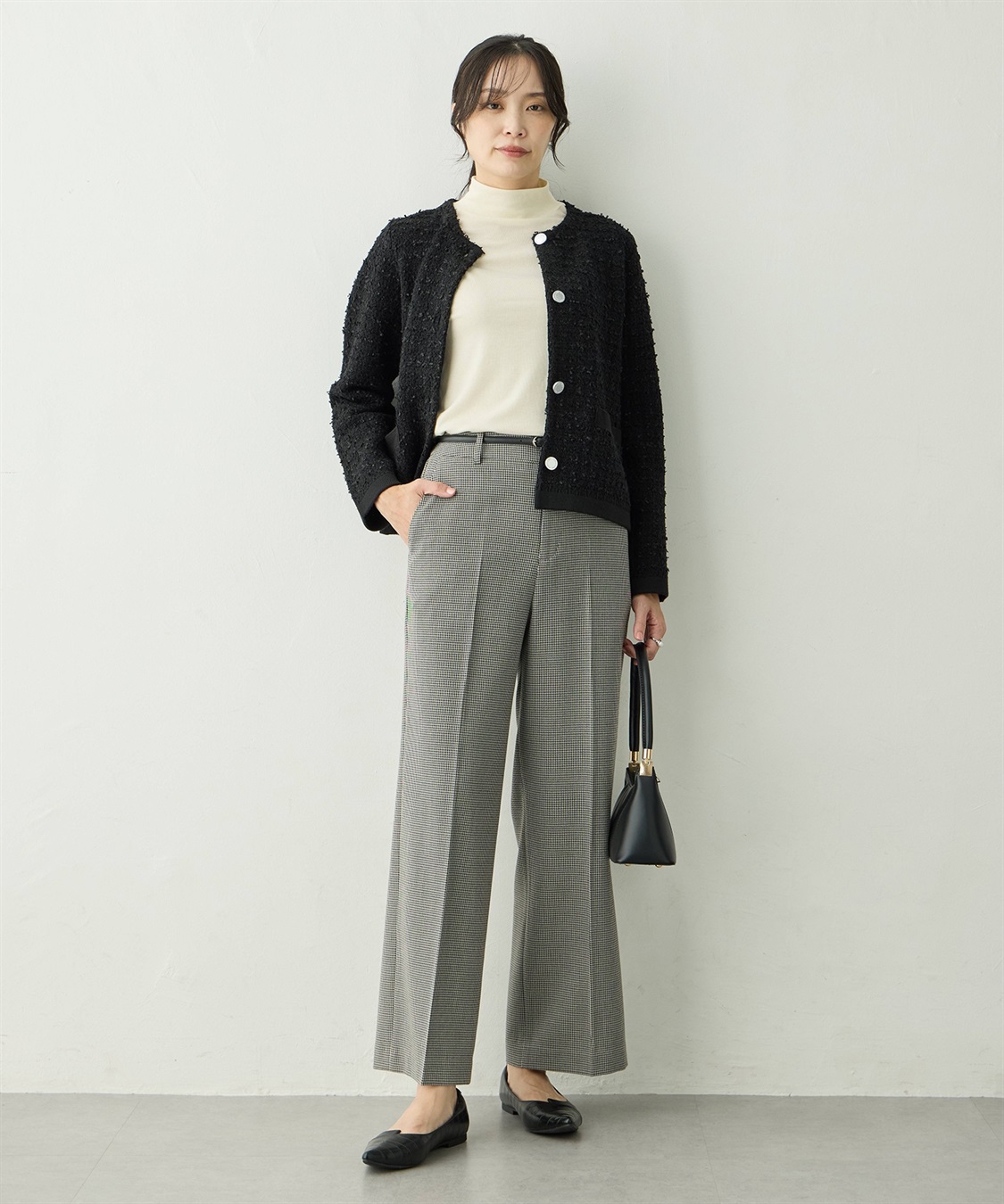 A/C DESIGN BY ALPHA CUBIC ローズ加工セミワインドパンツ_sub_8