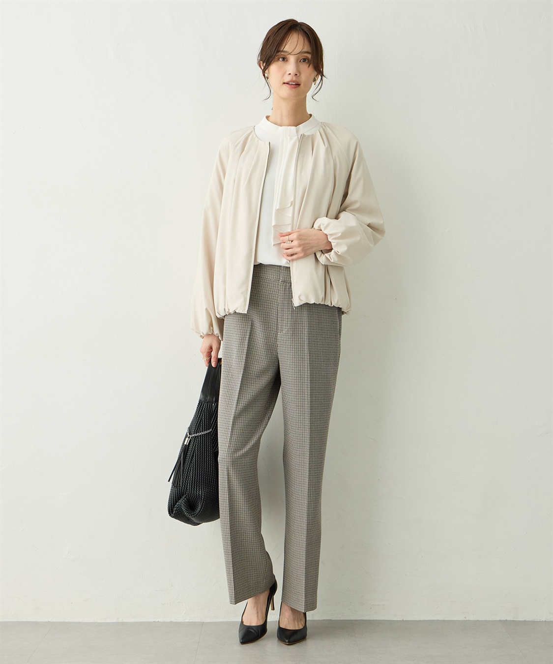 A/C DESIGN BY ALPHA CUBIC ローズ加工セミワインドパンツ_sub_10