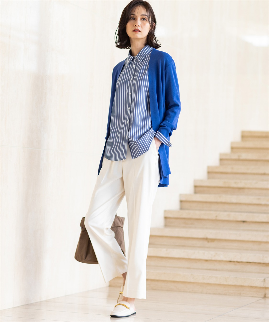 A/C DESIGN BY ALPHA CUBIC 【美モーション】テーパードパンツ_sub_7