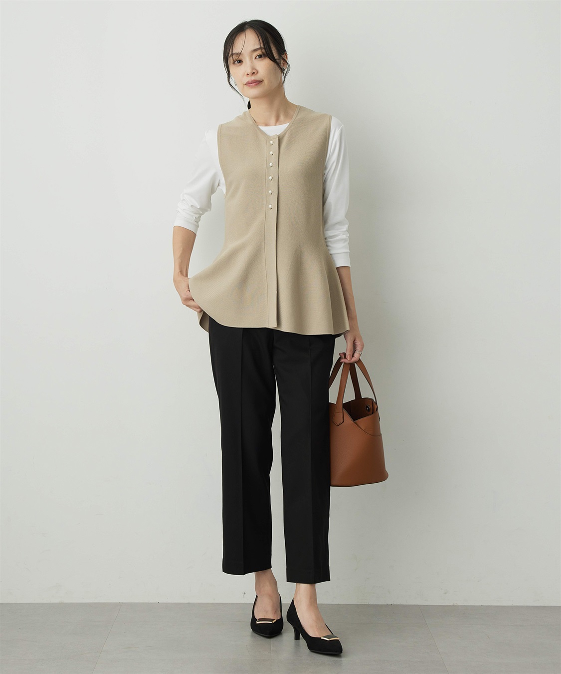 A/C DESIGN BY ALPHA CUBIC 【美モーション】テーパードパンツ_sub_10