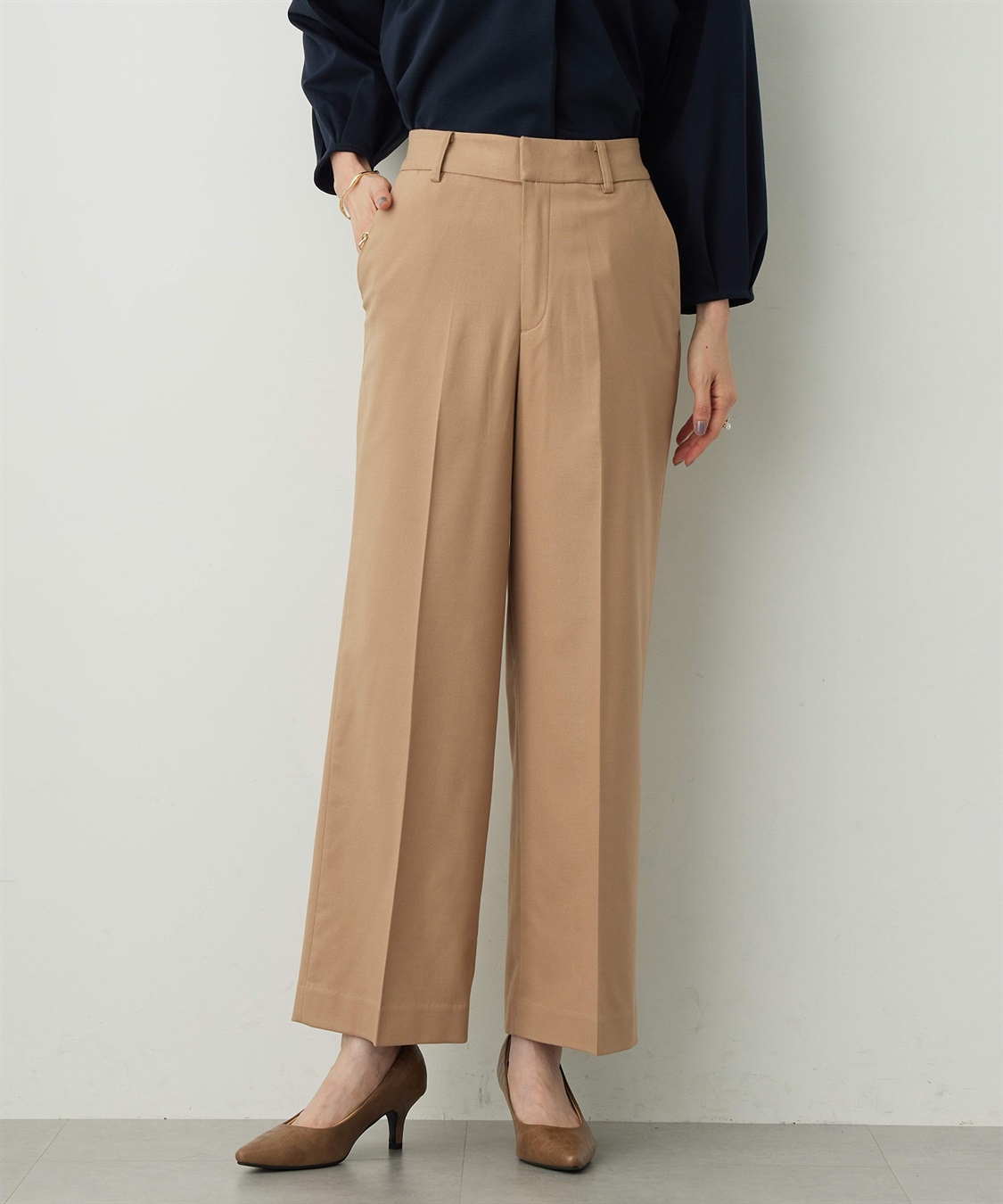 A/C DESIGN BY ALPHA CUBIC 【美モーション】ワイドパンツ_sub_8