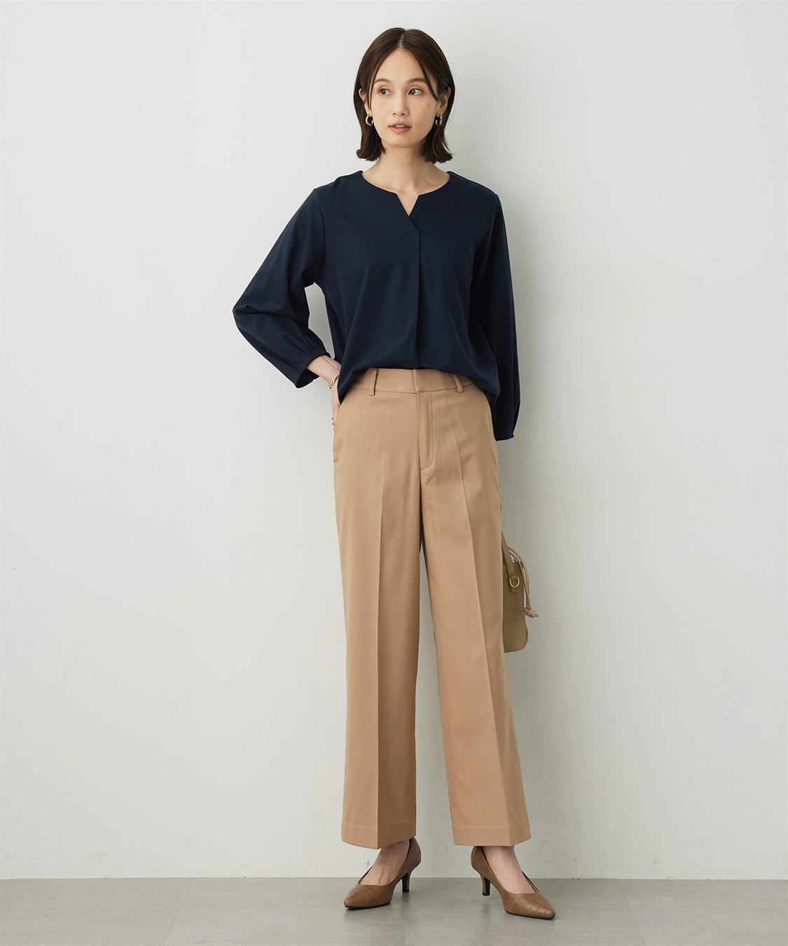 A/C DESIGN BY ALPHA CUBIC 【美モーション】ワイドパンツ_sub_10