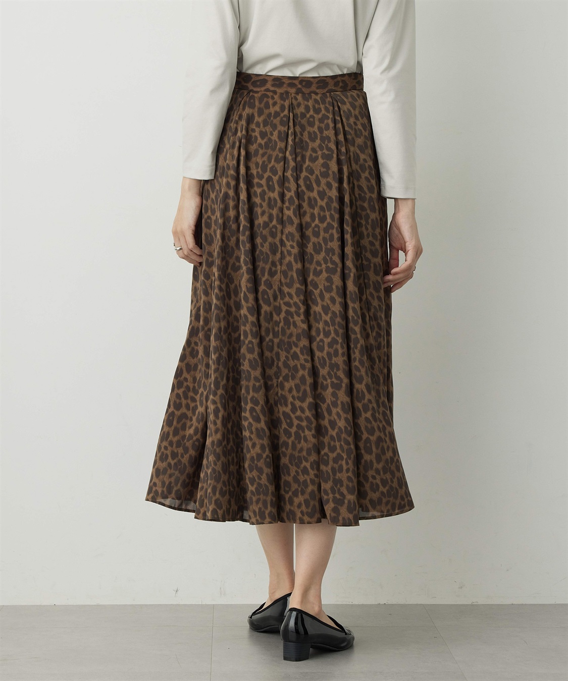 A/C DESIGN BY ALPHA CUBIC レオパードプリントスカート_sub_3