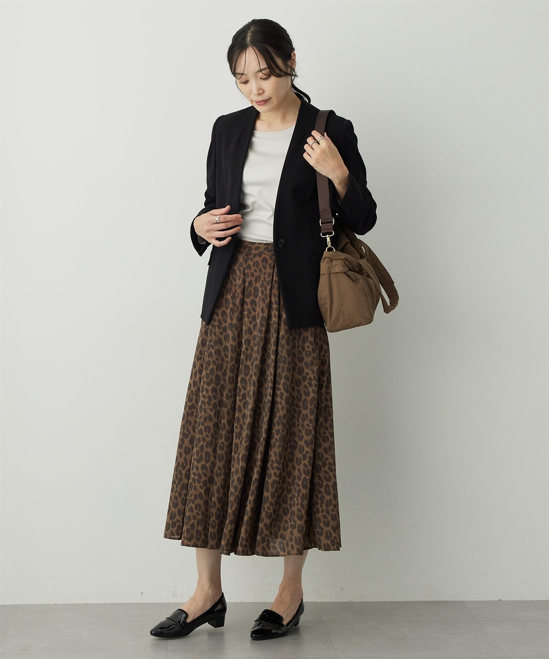 A/C DESIGN BY ALPHA CUBIC レオパードプリントスカート_sub_4