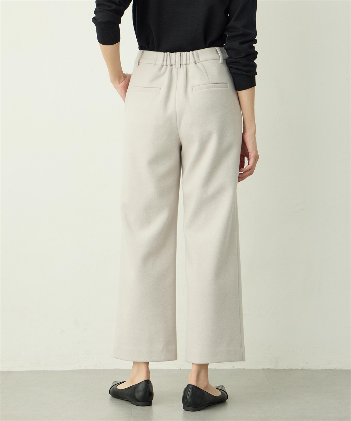 A/C DESIGN BY ALPHA CUBIC 起毛ワイドパンツ_sub_3