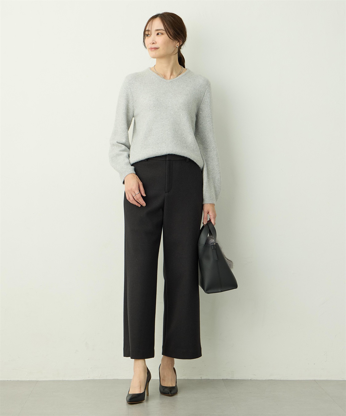 A/C DESIGN BY ALPHA CUBIC 起毛ワイドパンツ_sub_6