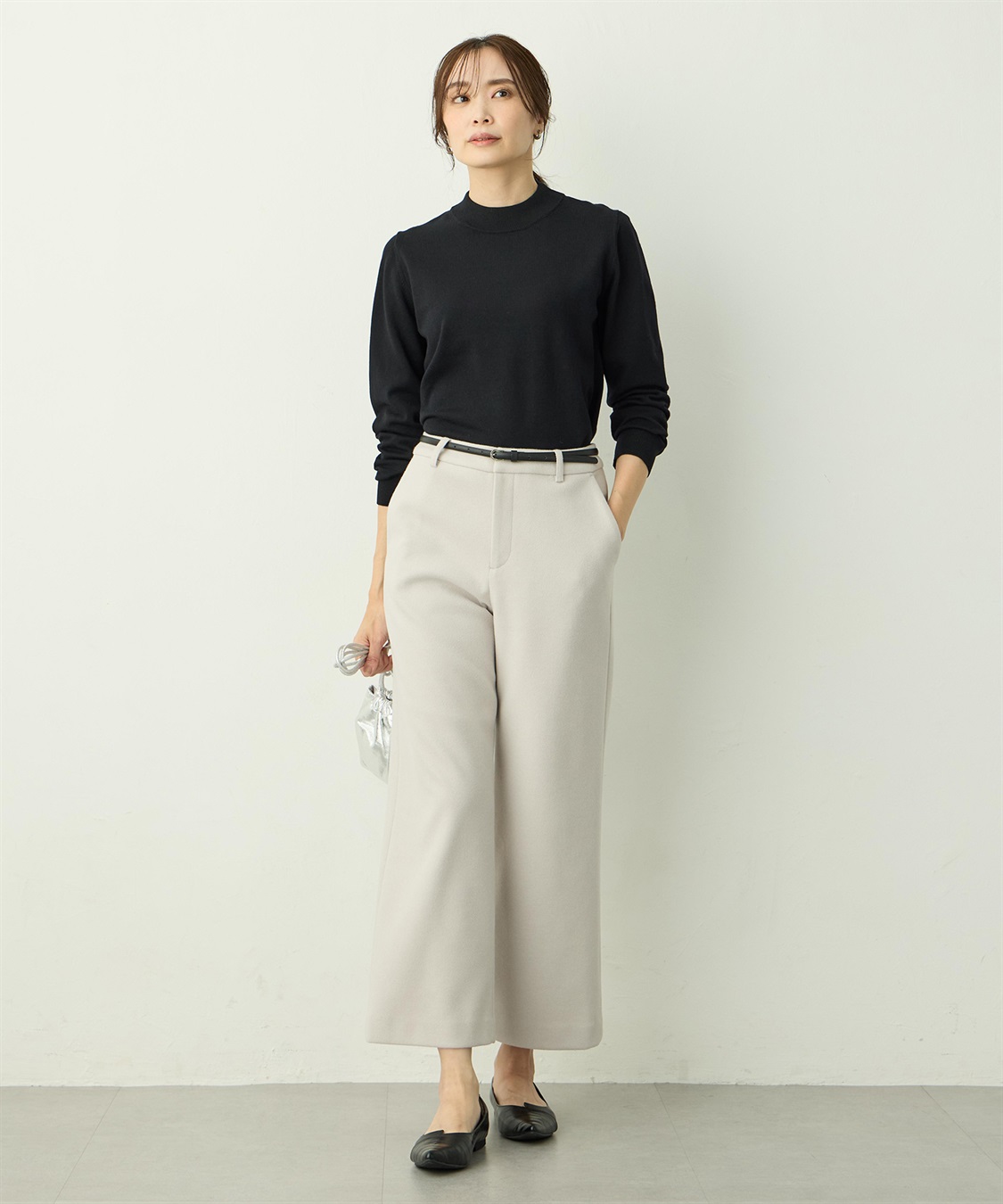 A/C DESIGN BY ALPHA CUBIC 起毛ワイドパンツ_sub_8