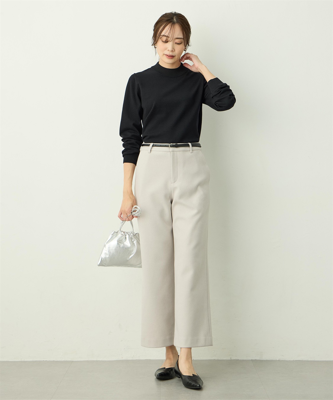 A/C DESIGN BY ALPHA CUBIC 起毛ワイドパンツ_sub_9