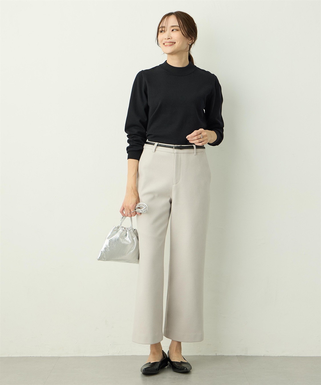 A/C DESIGN BY ALPHA CUBIC 起毛ワイドパンツ_sub_10