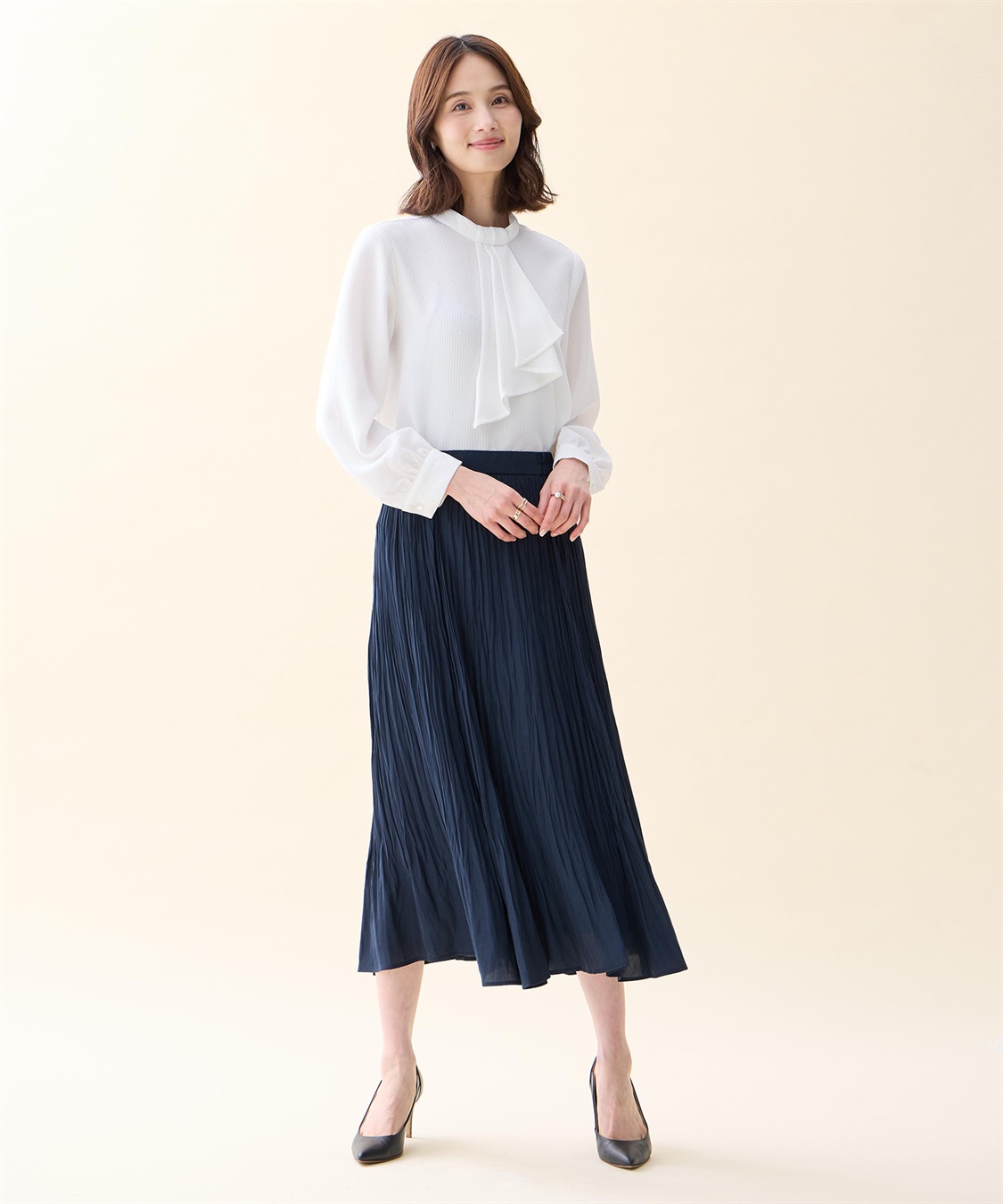 A/C DESIGN BY ALPHA CUBIC プリーツスカート_sub_6