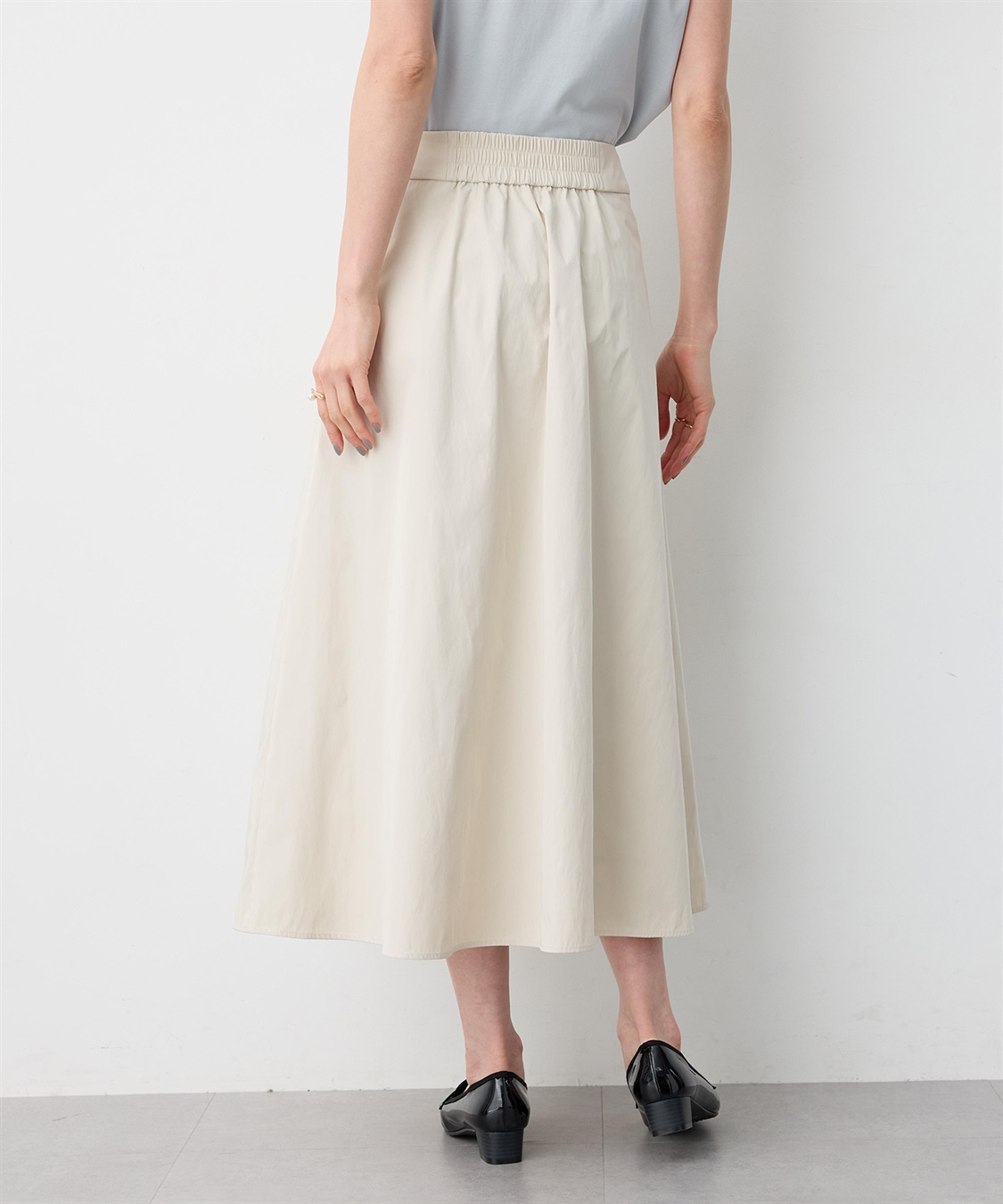 A/C DESIGN BY ALPHA CUBIC タックフレアスカート_sub_4