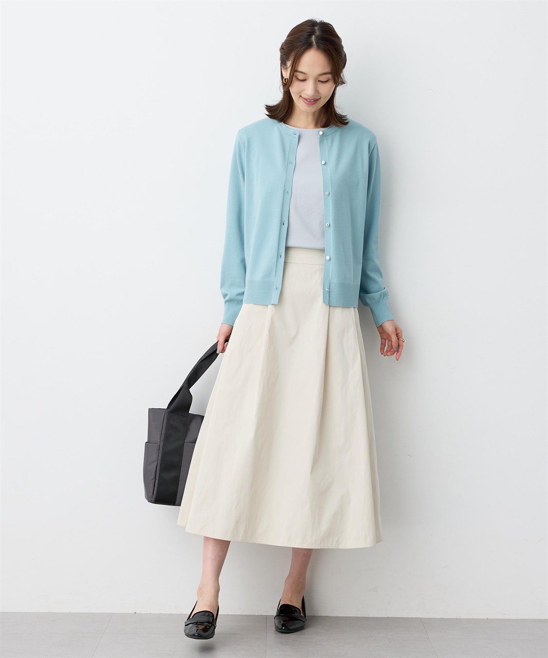 A/C DESIGN BY ALPHA CUBIC タックフレアスカート_sub_10