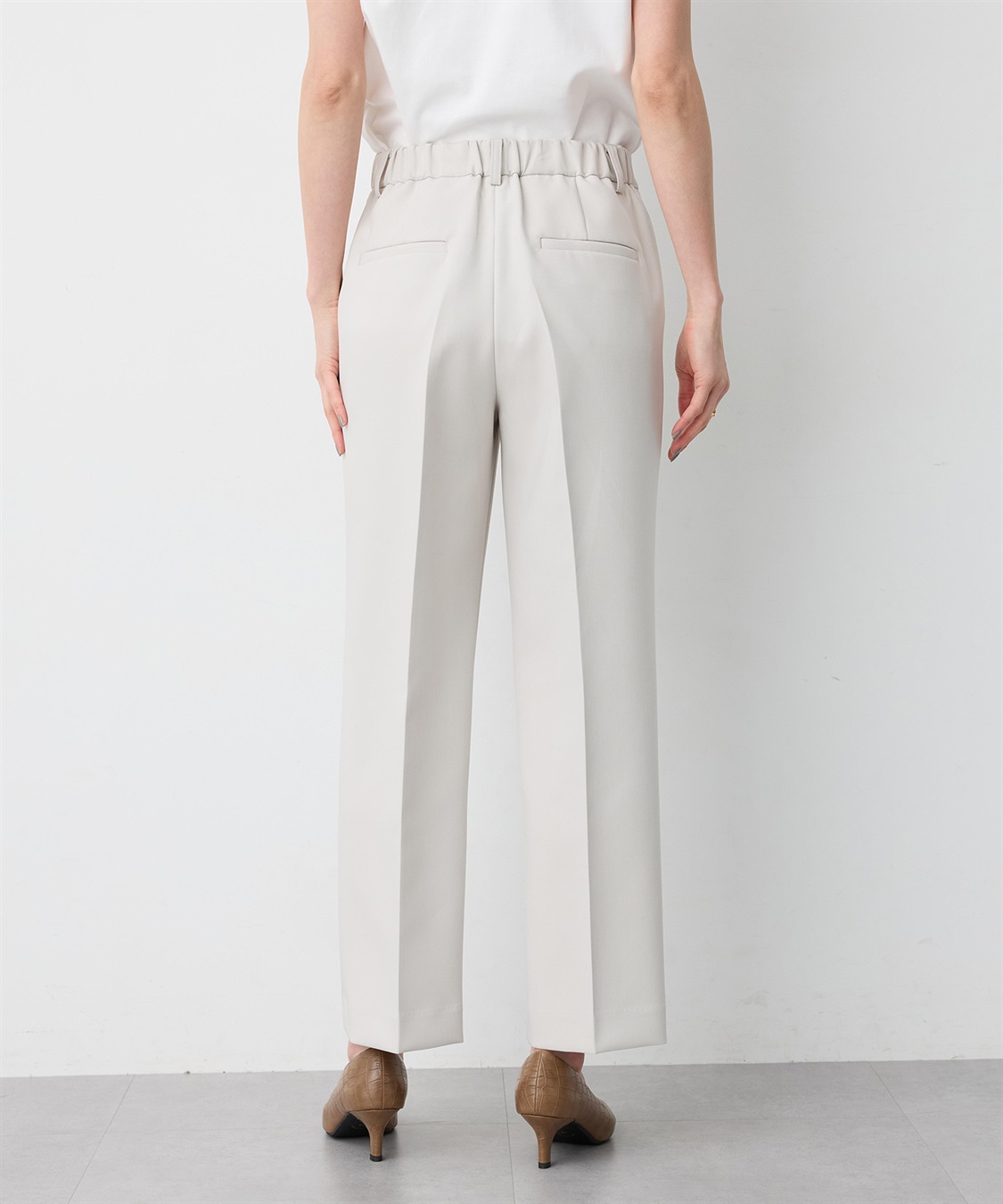 A/C DESIGN BY ALPHA CUBIC ストレッチ テーパードパンツ_sub_3