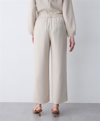 A/C DESIGN BY ALPHA CUBIC ストレッチジョーゼットストレートパンツ【接触冷感・UVカット・吸水速乾・セットアップ対応】_subthumb_6