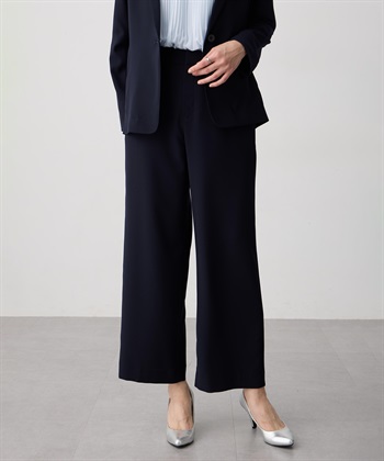 A/C DESIGN BY ALPHA CUBIC ストレッチジョーゼットストレートパンツ【接触冷感・UVカット・吸水速乾・セットアップ対応】_subthumb_10