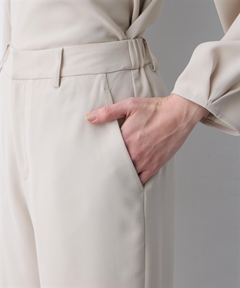 A/C DESIGN BY ALPHA CUBIC ストレッチジョーゼットストレートパンツ【接触冷感・UVカット・吸水速乾・セットアップ対応】_subthumb_21