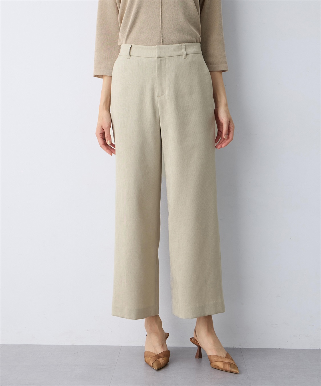 A/C DESIGN BY ALPHA CUBIC リネンライクワイドパンツ【セットアップ対応】_sub_3