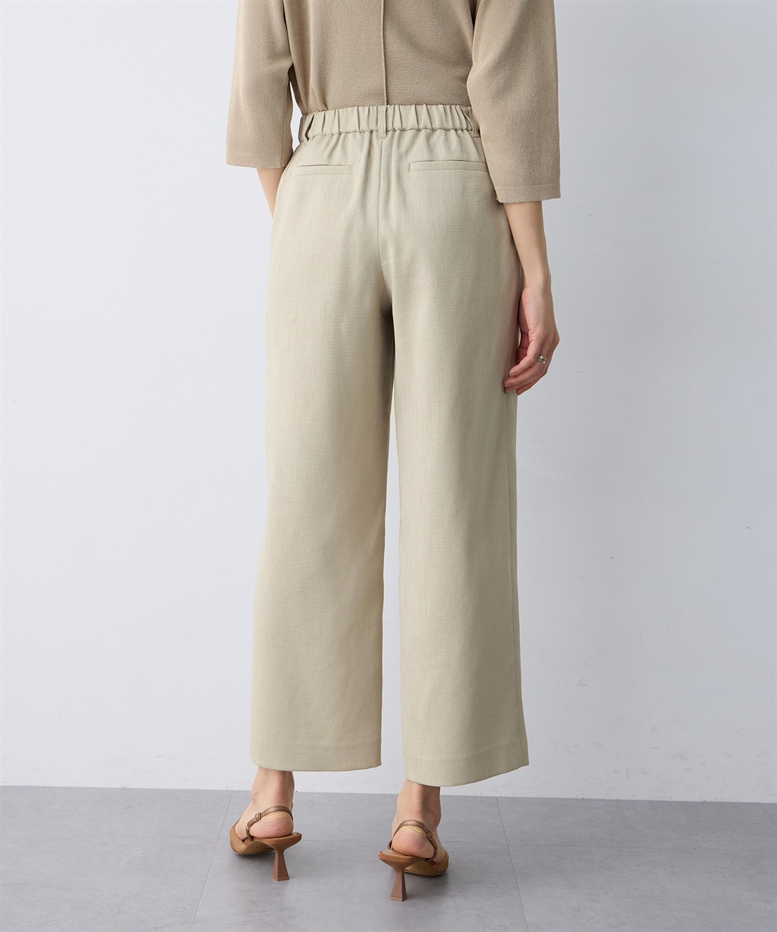 A/C DESIGN BY ALPHA CUBIC リネンライクワイドパンツ【セットアップ対応】_sub_5