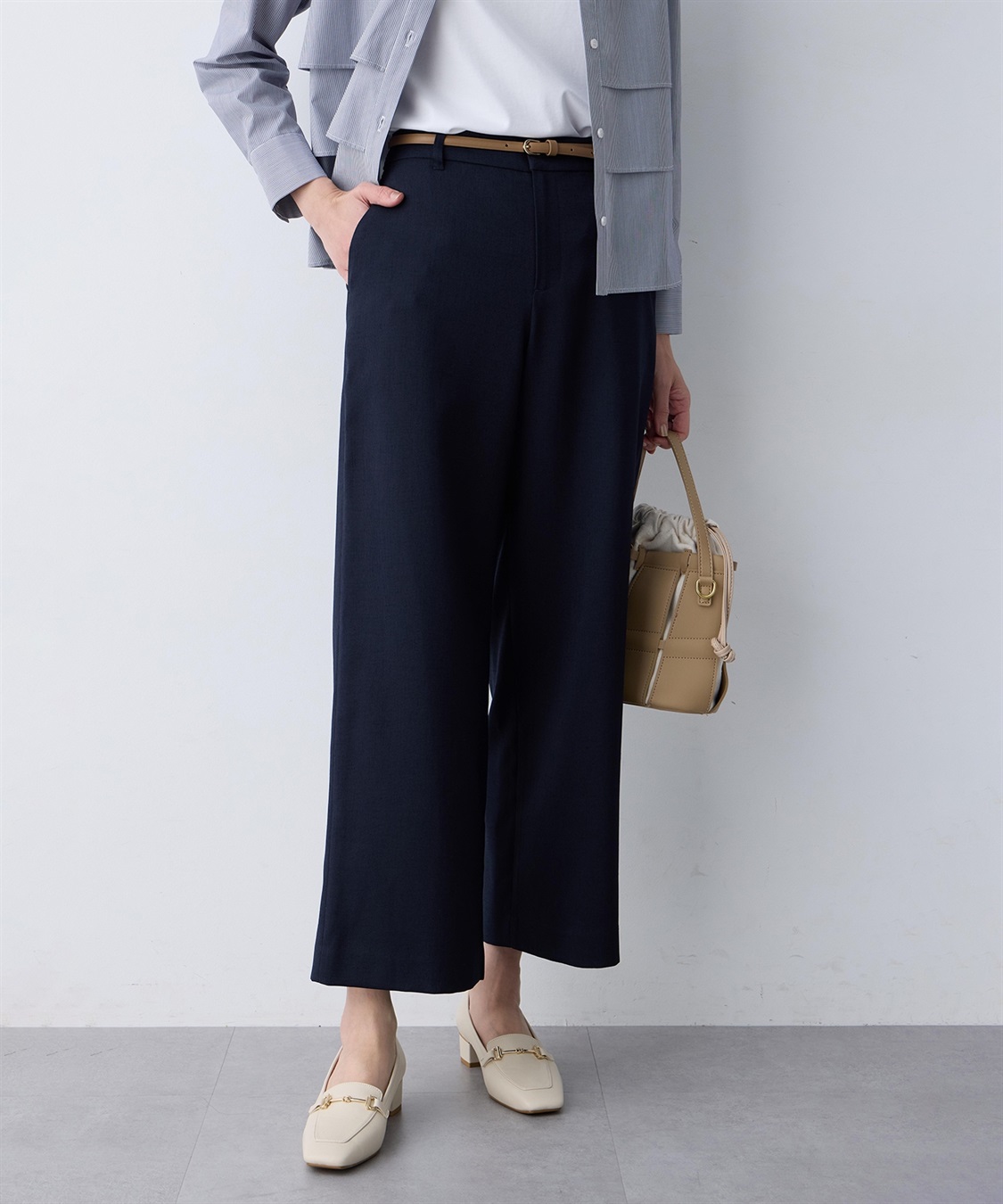 A/C DESIGN BY ALPHA CUBIC リネンライクワイドパンツ【セットアップ対応】_sub_6