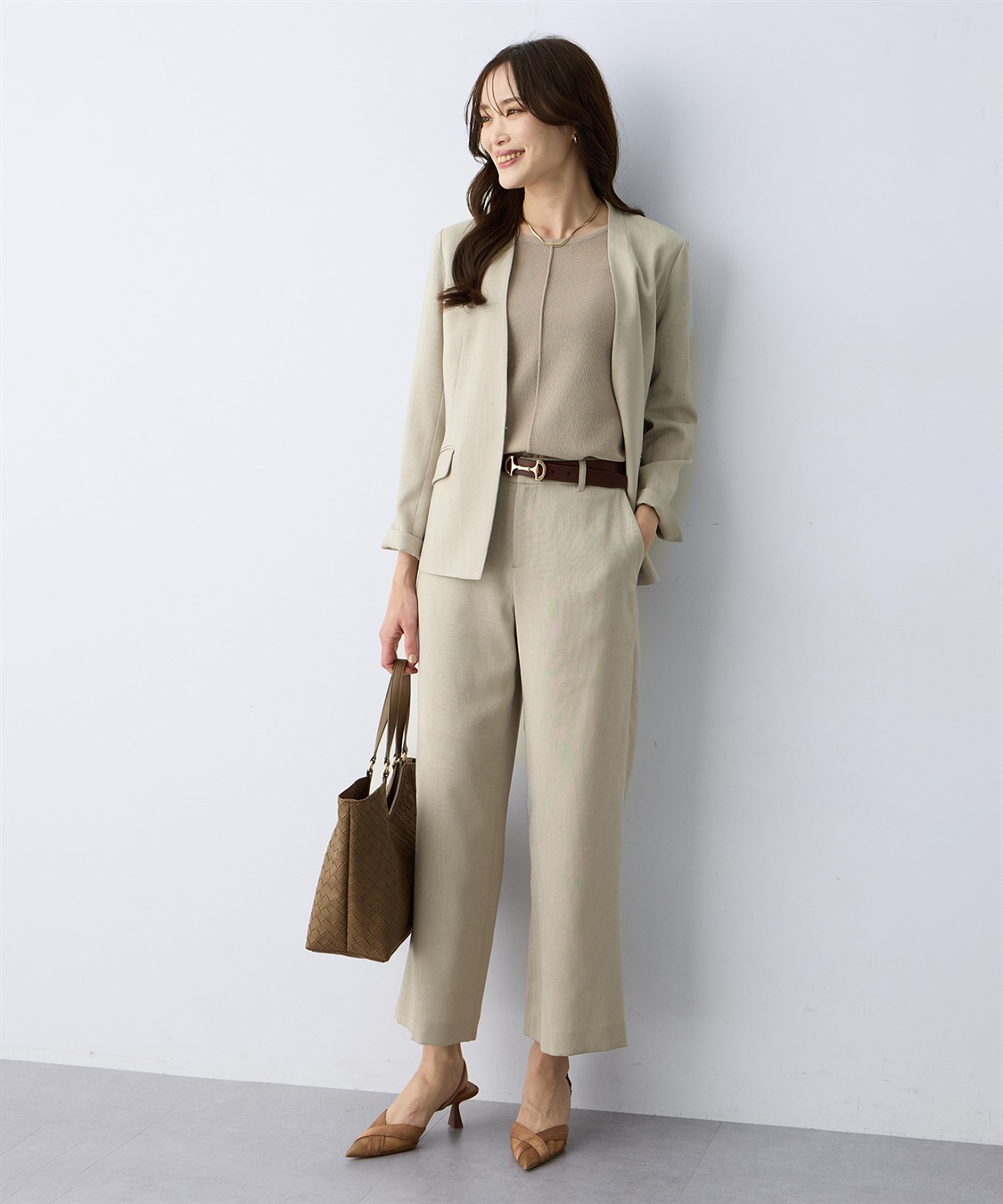 A/C DESIGN BY ALPHA CUBIC リネンライクワイドパンツ【セットアップ対応】_sub_14