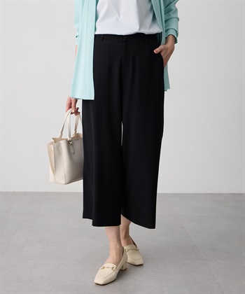 A/C DESIGN BY ALPHA CUBIC ストレッチジョーゼットワイドパンツ【接触冷感・UVカット・吸水速乾・セットアップ対応】_subthumb_9