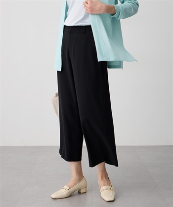 A/C DESIGN BY ALPHA CUBIC ストレッチジョーゼットワイドパンツ【接触冷感・UVカット・吸水速乾・セットアップ対応】_subthumb_10