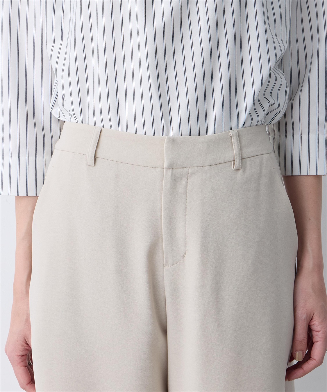 A/C DESIGN BY ALPHA CUBIC ストレッチジョーゼットワイドパンツ【接触冷感・UVカット・吸水速乾・セットアップ対応】_sub_21