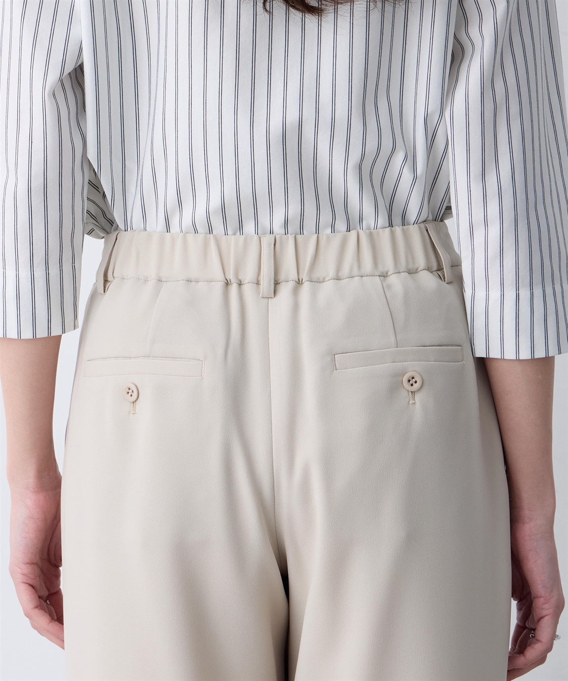 A/C DESIGN BY ALPHA CUBIC ストレッチジョーゼットワイドパンツ【接触冷感・UVカット・吸水速乾・セットアップ対応】_sub_23