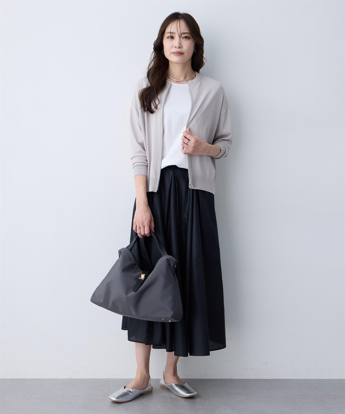 A/C DESIGN BY ALPHA CUBIC フロントプリーツスカート_sub_6