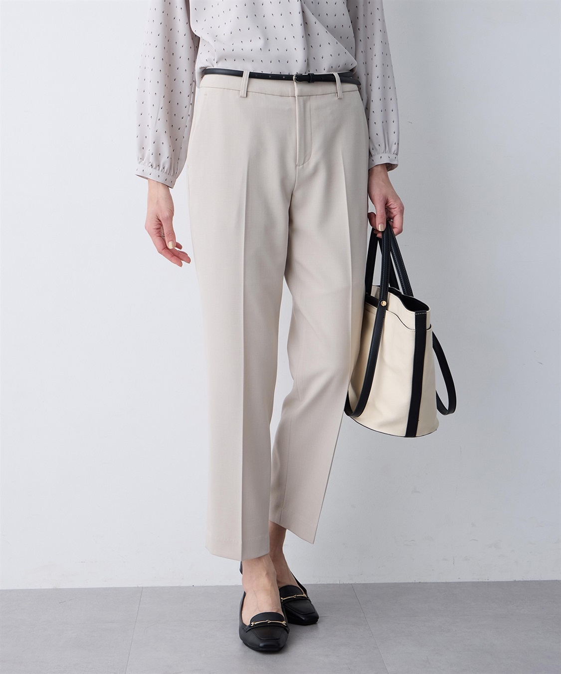 A/C DESIGN BY ALPHA CUBIC ストレッチテーパードパンツ【後ろウエストゴム】_sub_11