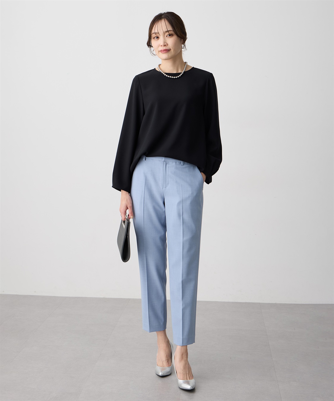 A/C DESIGN BY ALPHA CUBIC ストレッチテーパードパンツ【後ろウエストゴム】_sub_17