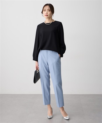 A/C DESIGN BY ALPHA CUBIC ストレッチテーパードパンツ【後ろウエストゴム】_subthumb_18