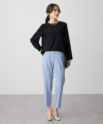 A/C DESIGN BY ALPHA CUBIC ストレッチテーパードパンツ【後ろウエストゴム】_subthumb_19