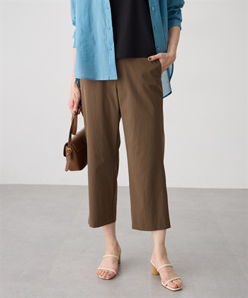 A/C DESIGN BY ALPHA CUBIC ストレッチワイドパンツ【接触冷感・後ろウエストゴム】_subthumb_1