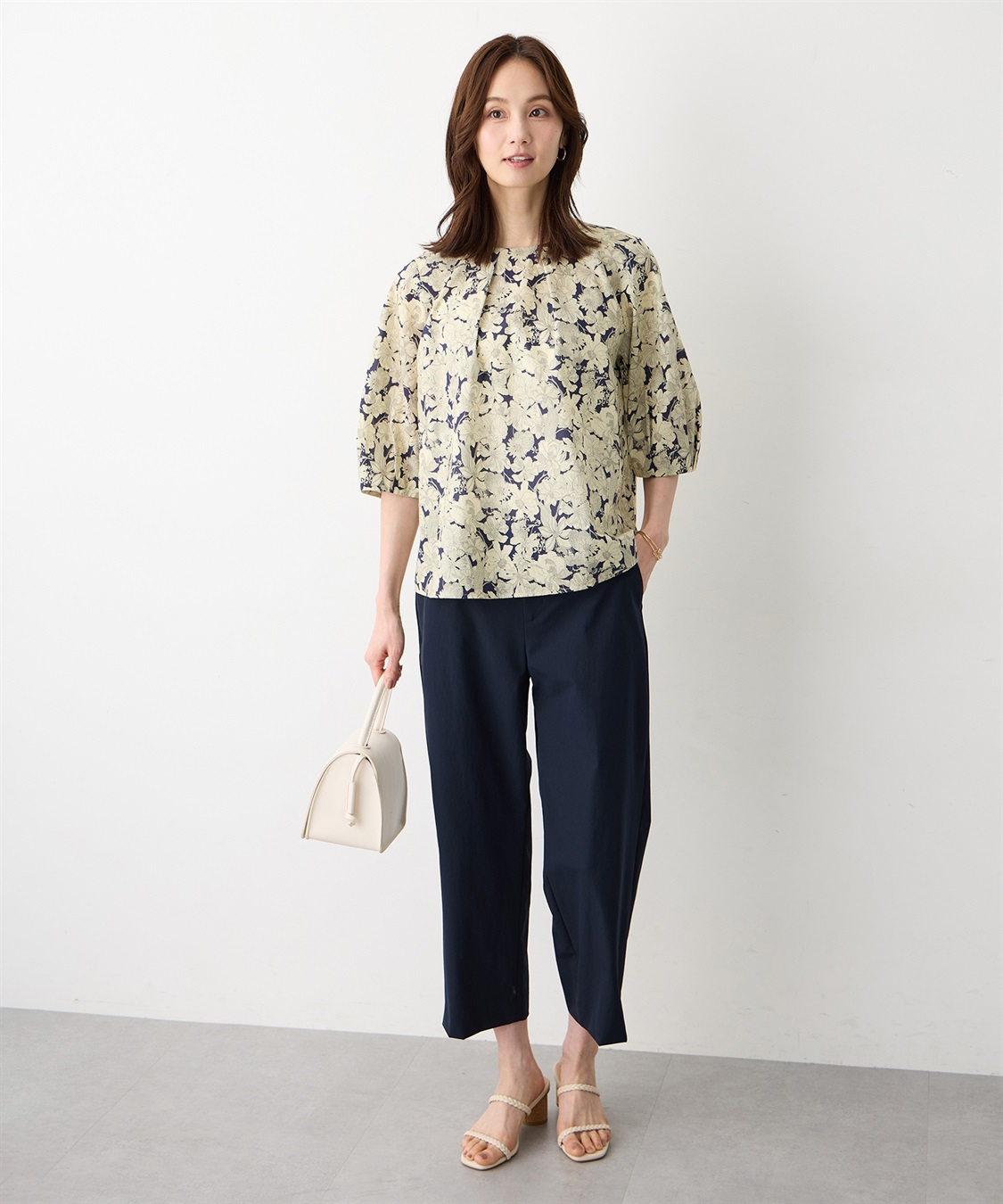 A/C DESIGN BY ALPHA CUBIC ストレッチワイドパンツ【接触冷感・後ろウエストゴム】_sub_18