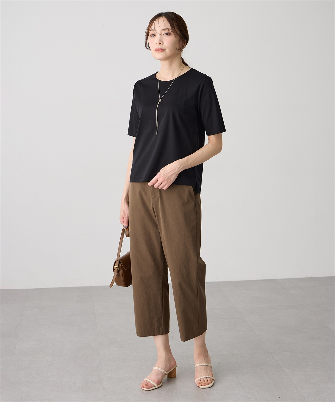 A/C DESIGN BY ALPHA CUBIC ストレッチワイドパンツ【接触冷感・後ろウエストゴム】_sub_24