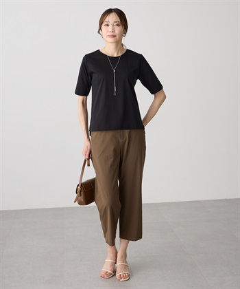 A/C DESIGN BY ALPHA CUBIC ストレッチワイドパンツ【接触冷感・後ろウエストゴム】_subthumb_25