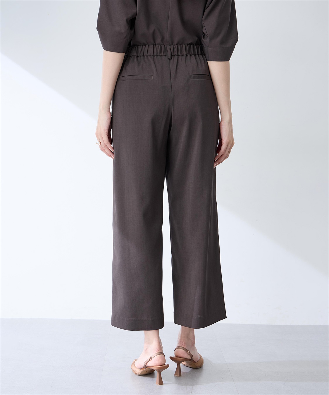 A/C DESIGN BY ALPHA CUBIC ストレッチストレートパンツ【接触冷感・UVカット・遮熱・後ろウエストゴム・セットアップ対応】_sub_6