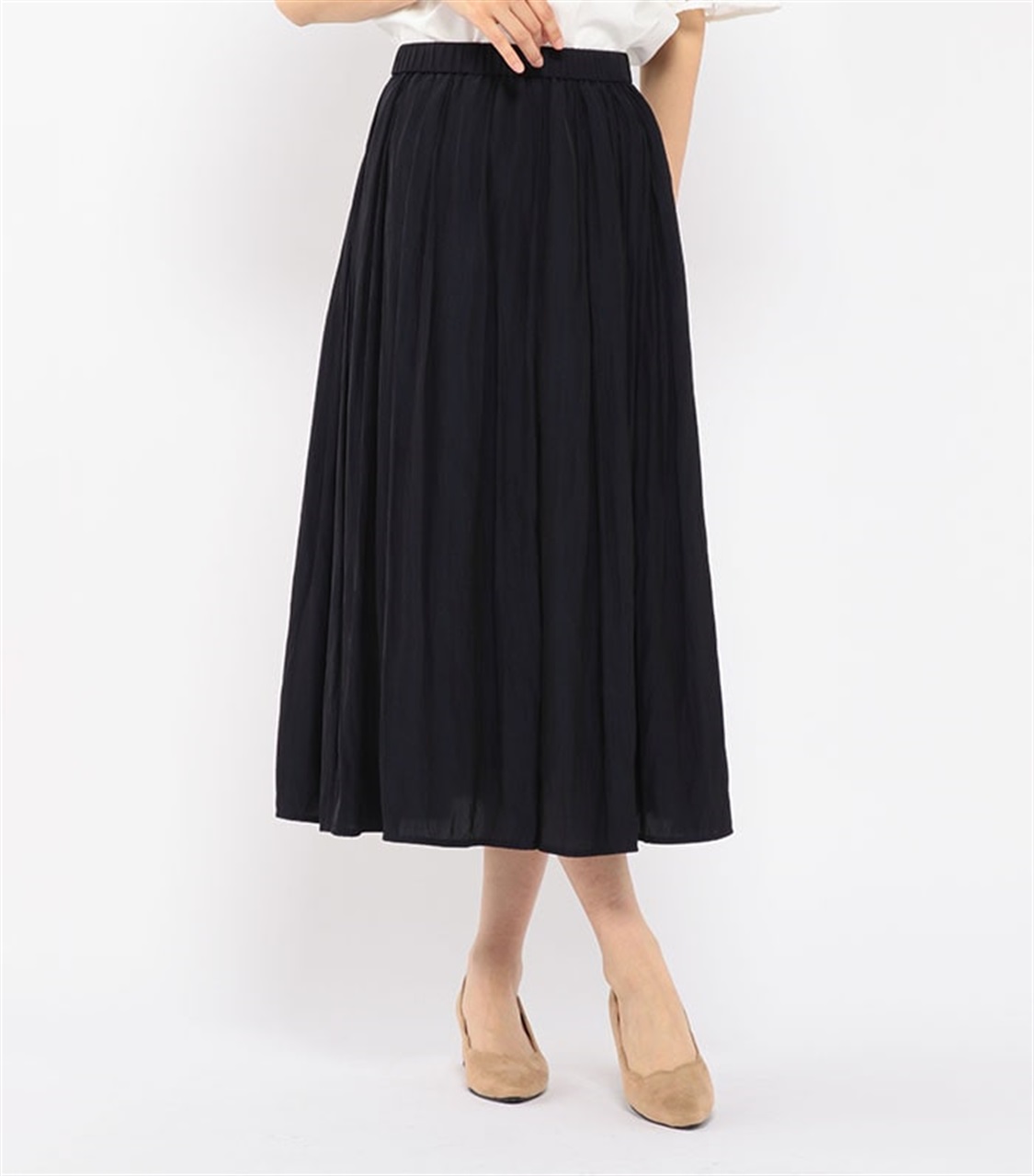 デシンロングスカート A/C DESIGN BY ALPHA CUBIC｜クロスプラス公式